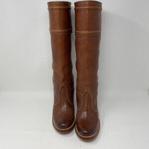 frye leather riding boots